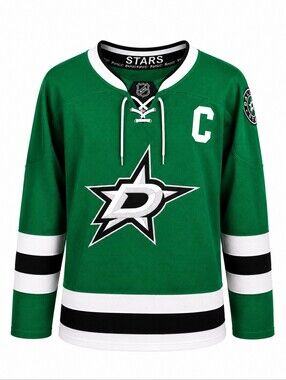 Dallas Stars Jamie Benn #14 Reebok Edge Authentic NHL Jersey 50 Canada Green C